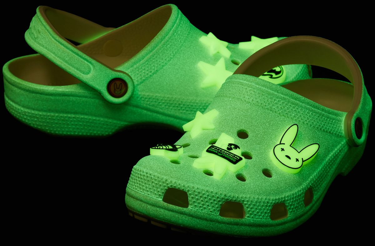 Bad Bunny Designs Glow-In-The-Dark Crocs