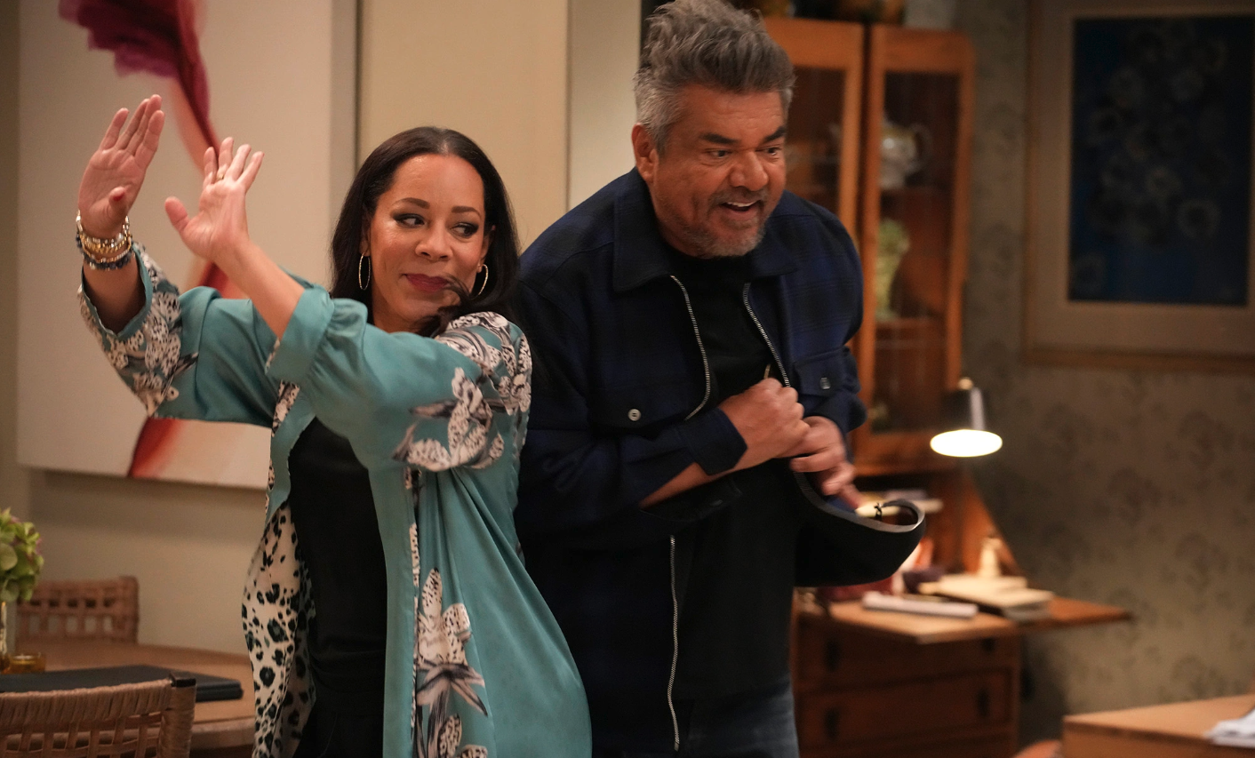 George Lopez and Selenis Leyva from Lopez vs Lopez