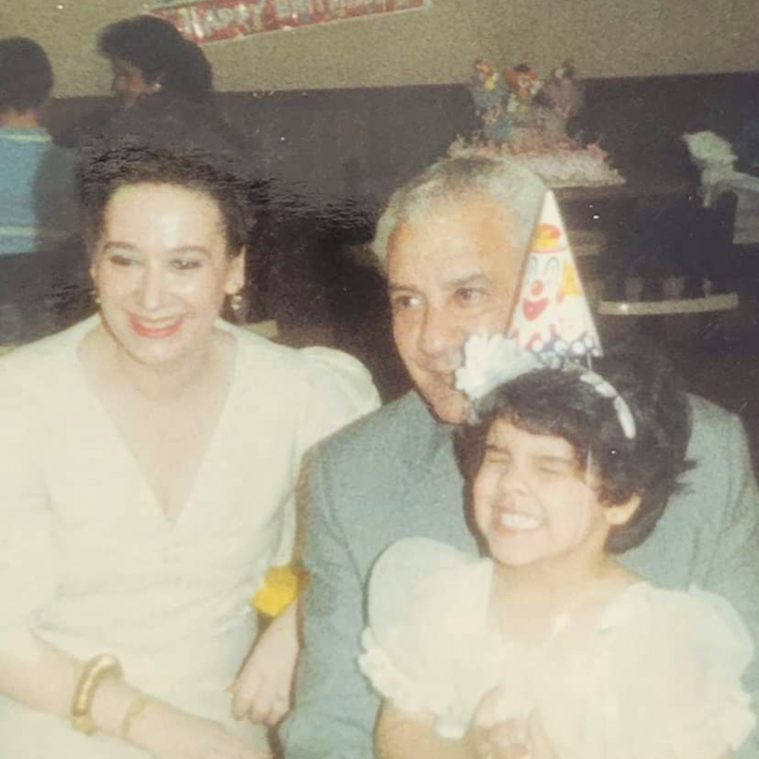 Carmen Cusido and her parents