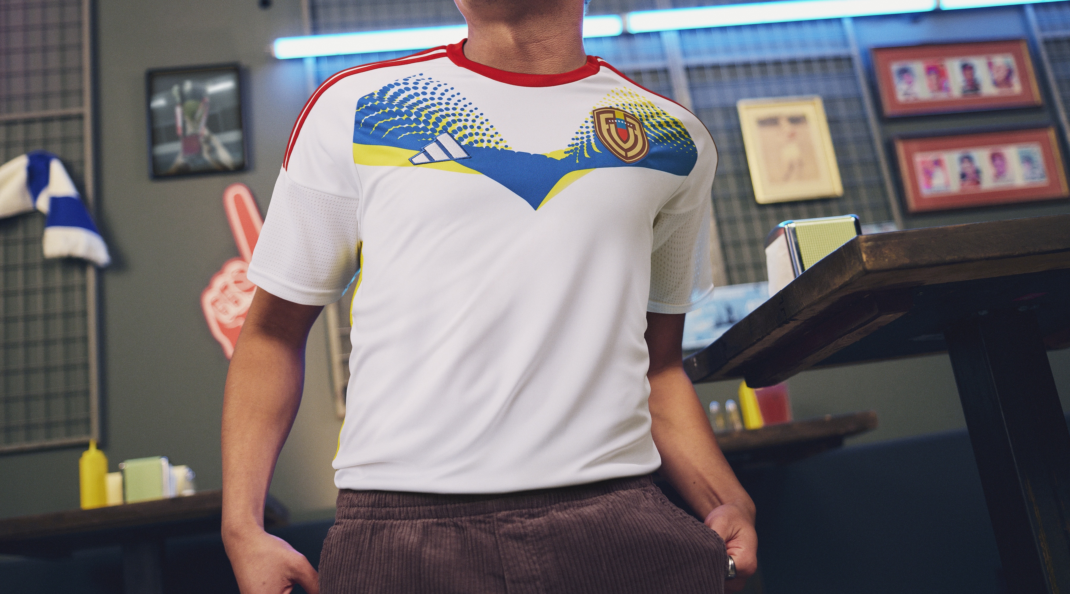 Camiseta de visitante de la Copa América de Venezuela