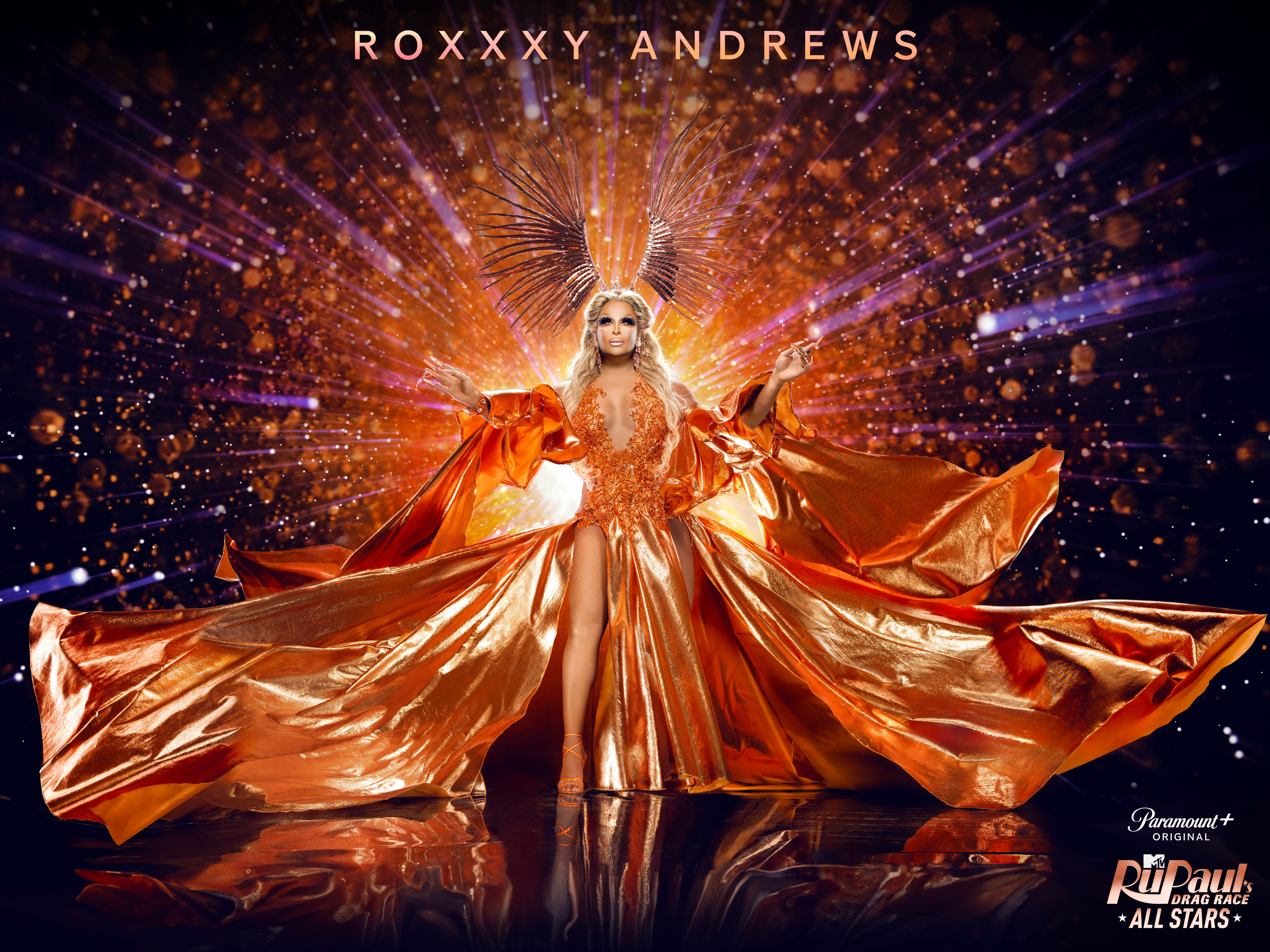Roxxy Andrews para la temporada 9 de RuPaul's Drag Race All Stars