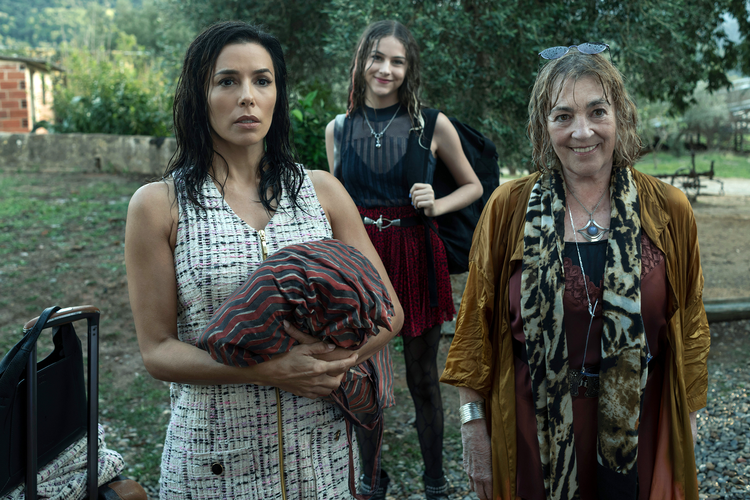 Eva Longoria, Victoria Bazua, and Carmen Maura in Land of Women