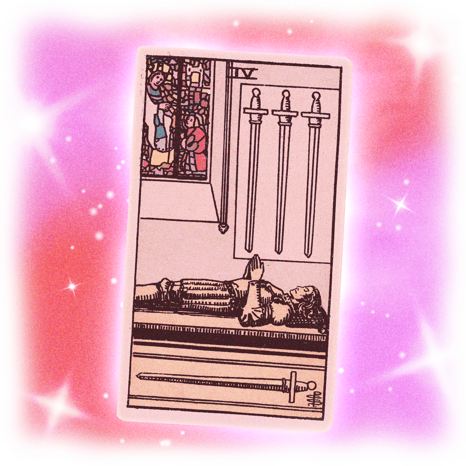 Four of Swords tarot card