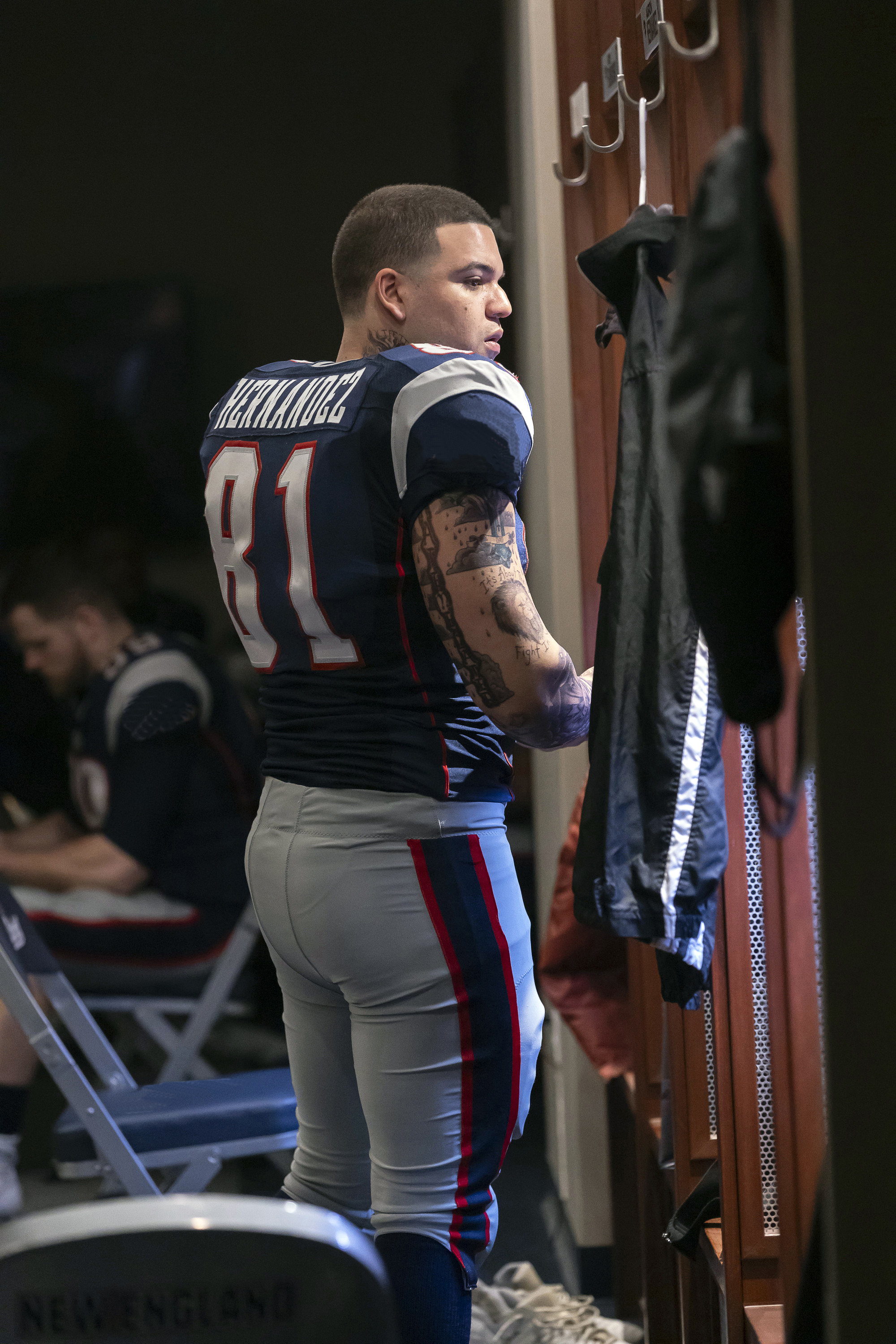 FX’s American Sports Story: Aaron Hernandez -- Pictured: Josh Rivera as Aaron Hernandez. CR: FX