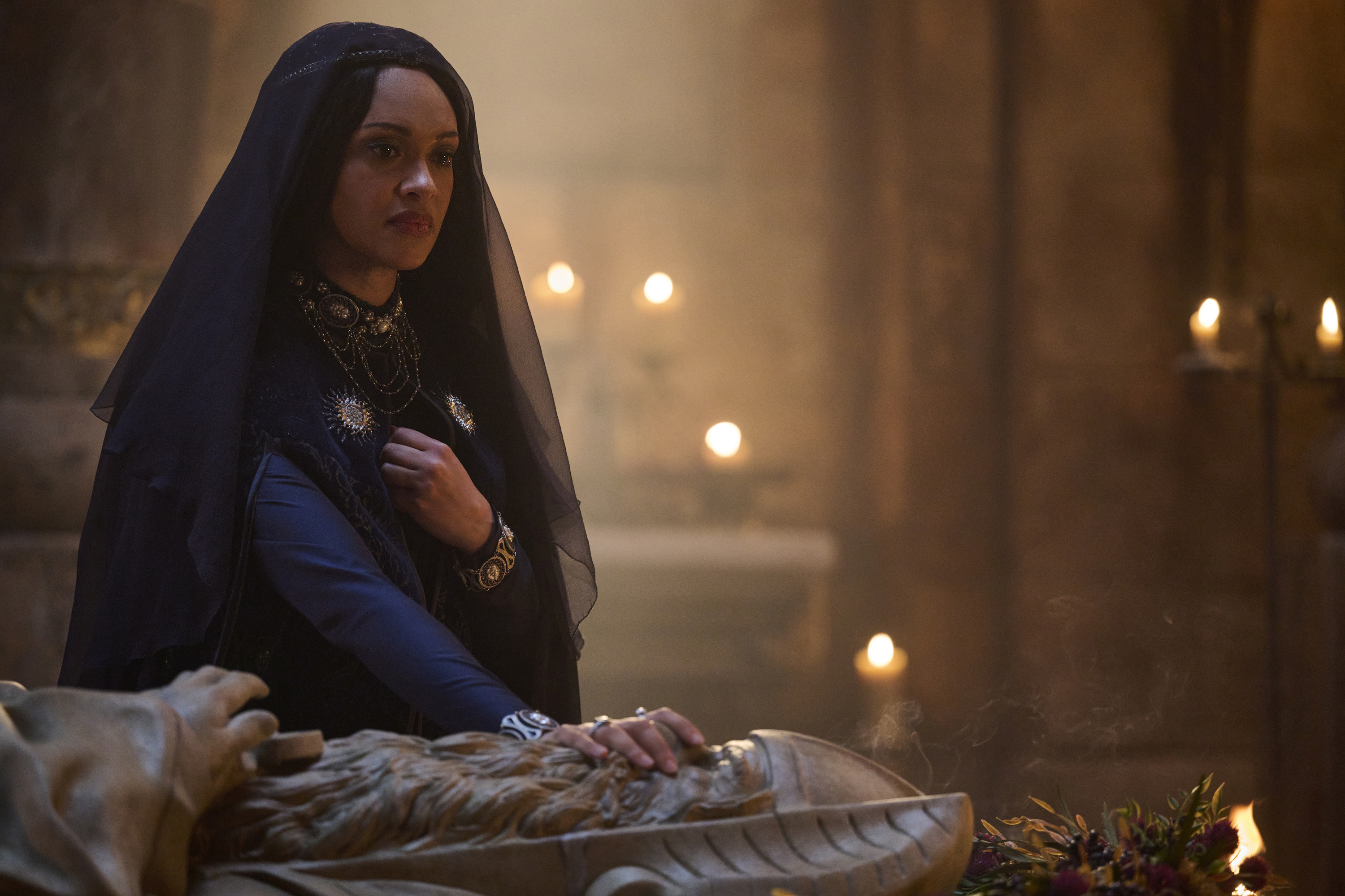 Cynthia Addai-Robinson as Queen Regent Míriel in The Rings of Power season 2