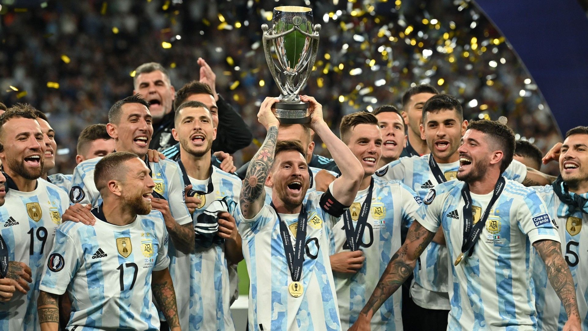 Argentina Campeon Finalissima 01062022