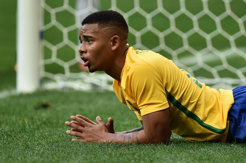 Gabriel Jesus Is A Star Now But Three Years Ago He Was Painting Roads For Brazil S World Cup