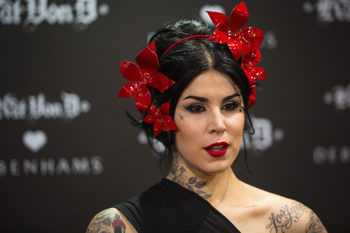 Leafar Seyer Tattoed Kat Von D's Name on His Face for Her Birthday