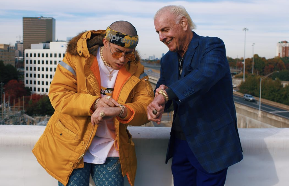 How Ric Flair Ended Up in Bad Bunny's "Chambea" Video