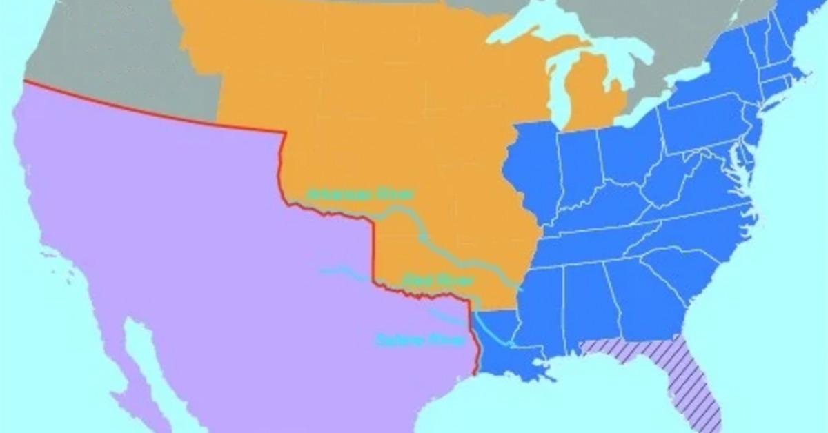 What territory does the country occupy. 1819 Год США. Договор Адамса-Ониса 1819. Карта США 1820 года.