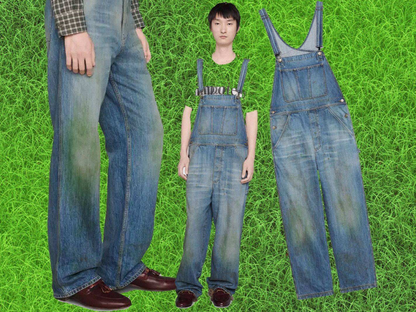 Gucci, We've Been Wearing Grass-Stained Denim Since We Were Kids