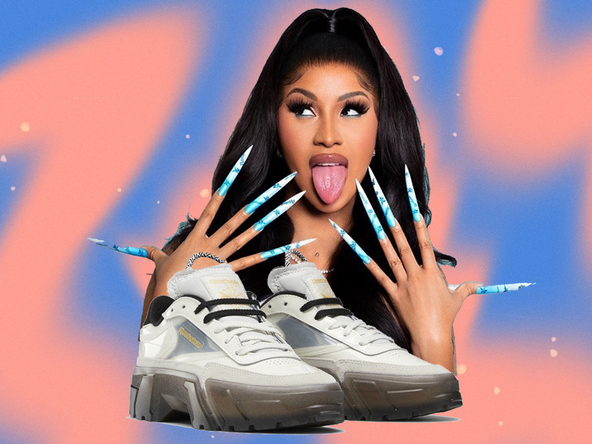 Cardi B's Reebok Sneakers Are 'Laced With a Whole Lotta Attitude'