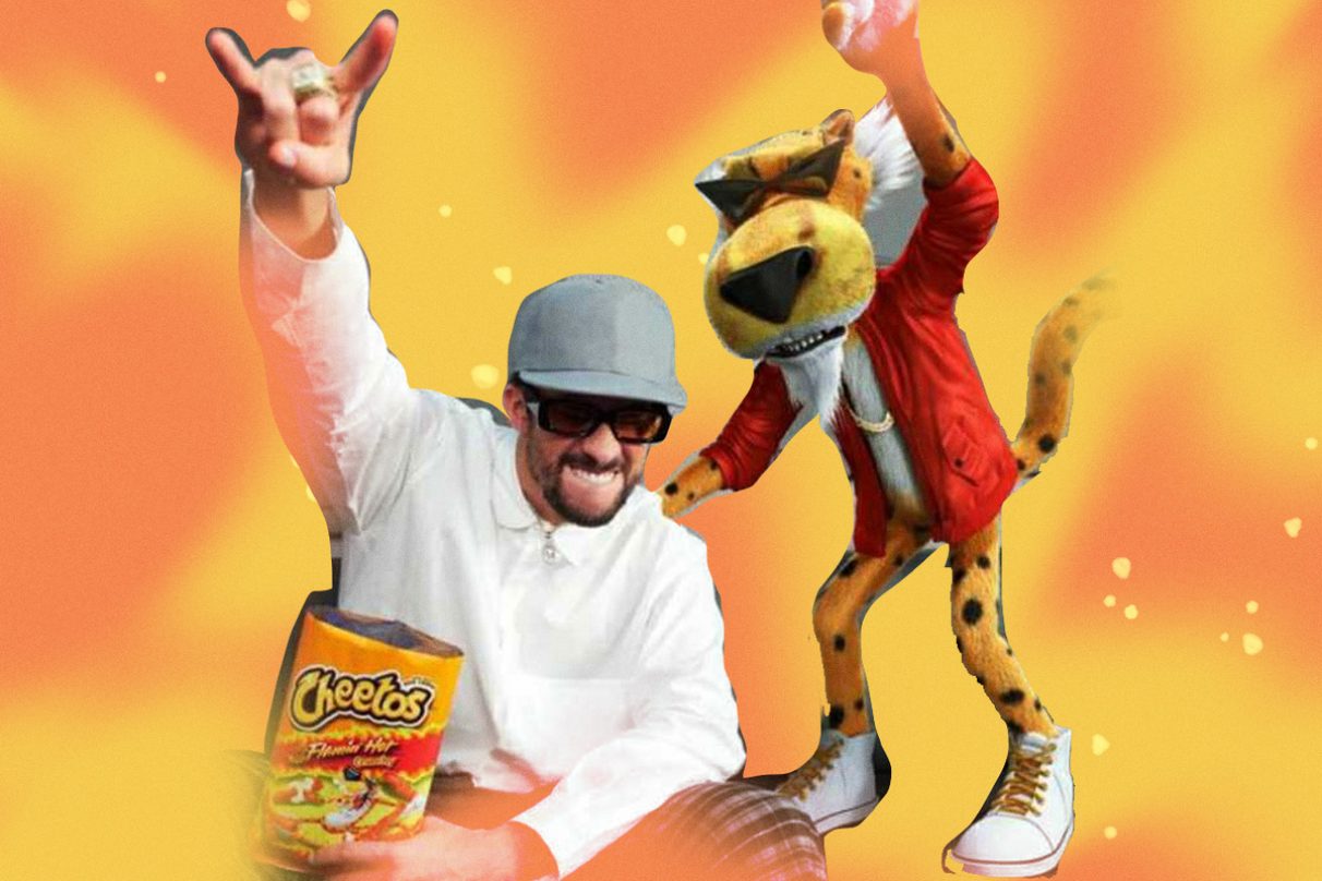 Bad Bunny & Chester Cheetah Hit the Studio in New Cheetos Commercial