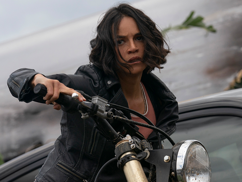 Michelle Rodriguez in ninth installment of Fast & Furious.