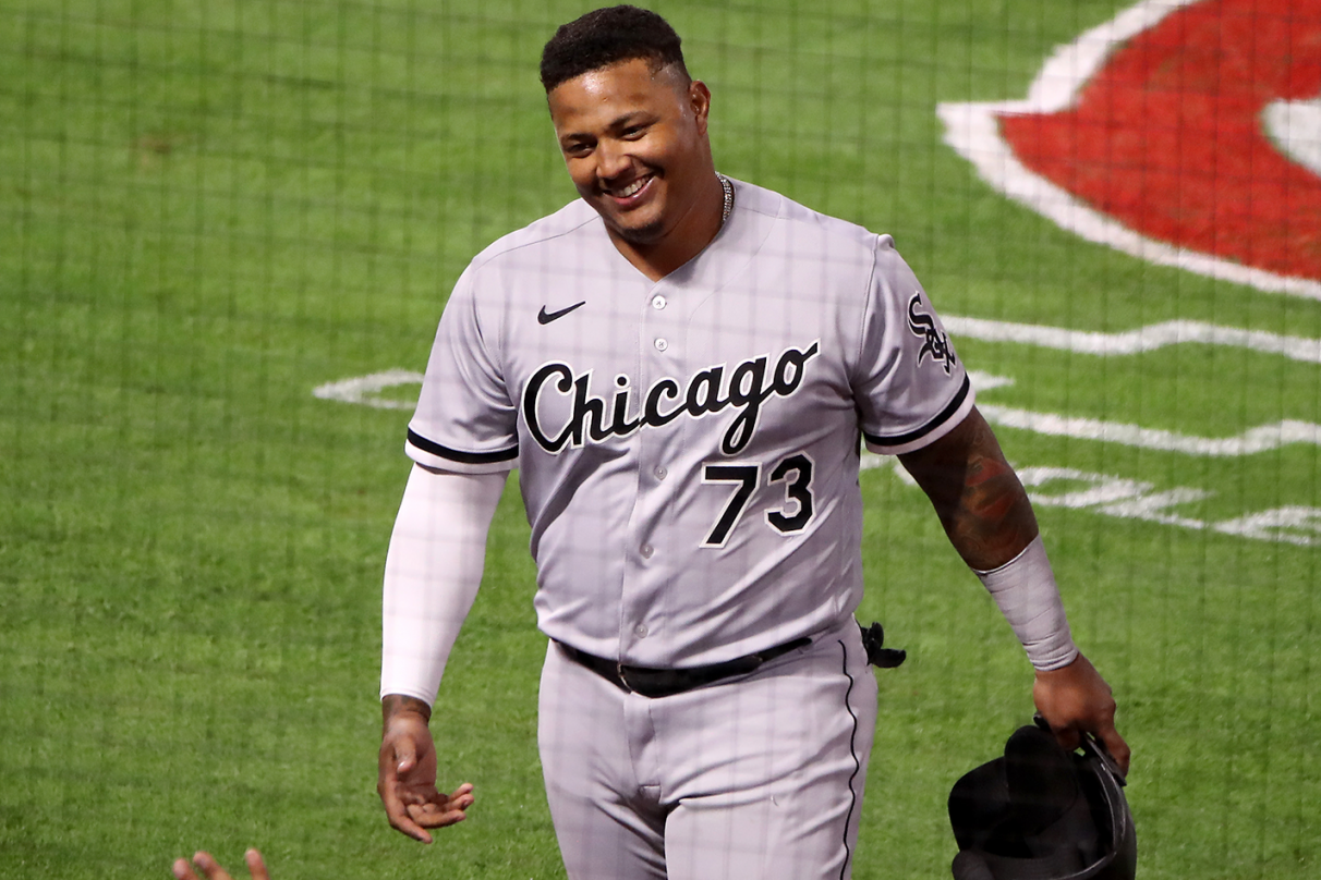 Yermin Mercedes Chicago White Sox Unsigned Consecutive Hit 