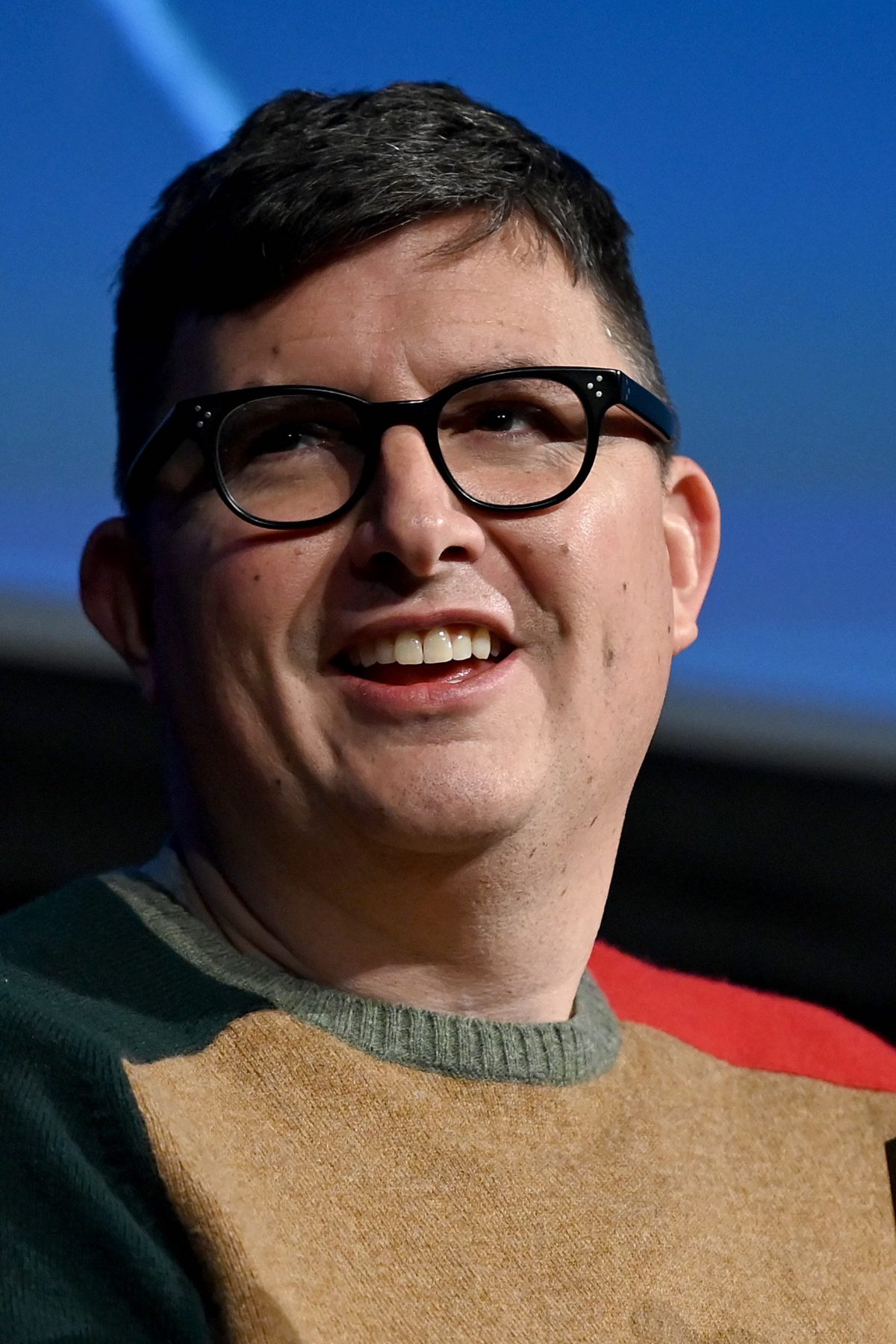 Roberto Aguirre-Sacasa speaks on stage during the Riverdale Special Video panel during New York Comic Con 2019.