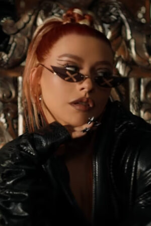 Christina Aguilera in the music video for ‘Pa Mis Muchachas’