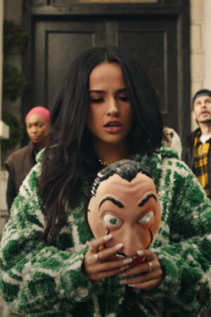 Becky G singing cover of "Bella Ciao" in music video