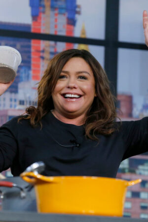 NEW YORK, NEW YORK - OCTOBER 12: Chef Rachael Ray onstage during a culinary demonstration at the Grand Tasting presented by ShopRite featuring Culinary Demonstrations at The IKEA Kitchen presented by Capital One at Pier 94 on October 12, 2019 in New York City. (Photo by John Lamparski/Getty Images for NYCWFF)