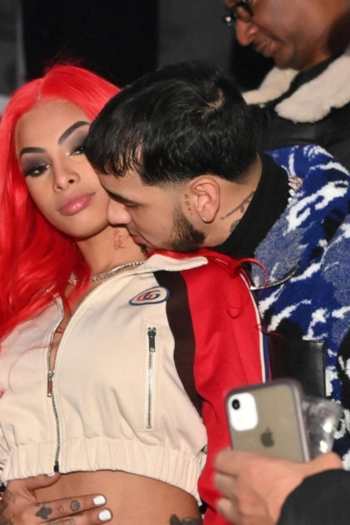 CLEVELAND, OH - FEBRUARY 20: Anuel AA and Yailin la Mas Viral attend All Star WKND Finale at Galleria at Erieview on February 20, 2022 in Cleveland, Ohio.(Photo by Prince Williams/Wireimage)