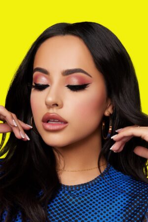 Becky G wearing Treslúce Beauty, now available online at Ulta