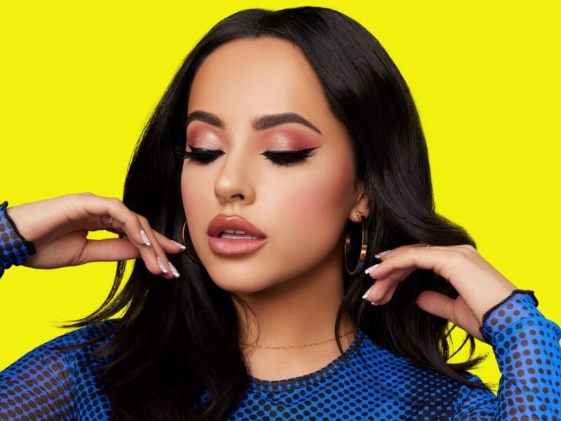Becky G wearing Treslúce Beauty, now available online at Ulta