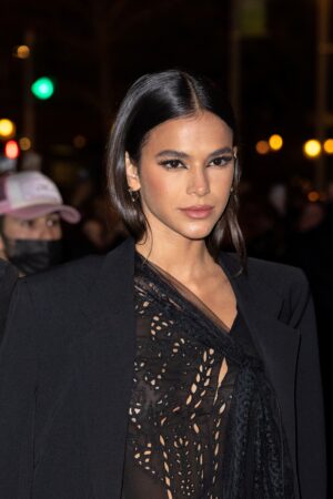 PARIS, FRANCE - MARCH 06: Bruna Marquezine attends the Givenchy Womenswear Fall/Winter 2022/2023 show as part of Paris Fashion Week on March 06, 2022 in Paris, France. (Photo by Arnold Jerocki/Getty Images)