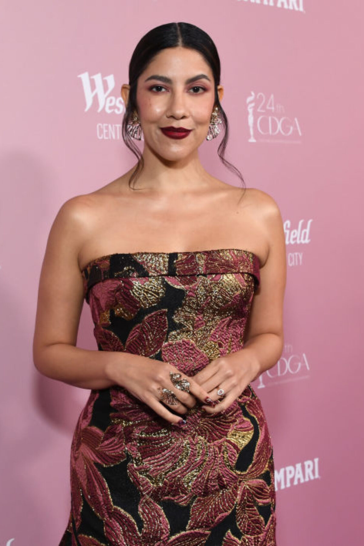 SANTA MONICA, CALIFORNIA - MARCH 09: Stephanie Beatriz attends the 24th Costume Designers Guild Awards at The Eli and Edythe Broad Stage on March 09, 2022 in Santa Monica, California. (Photo by Jon Kopaloff/Getty Images for CDGA)