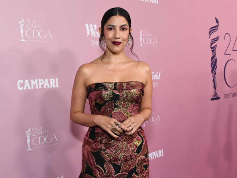 SANTA MONICA, CALIFORNIA - MARCH 09: Stephanie Beatriz attends the 24th Costume Designers Guild Awards at The Eli and Edythe Broad Stage on March 09, 2022 in Santa Monica, California. (Photo by Jon Kopaloff/Getty Images for CDGA)