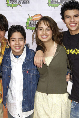 Cast of "Brothers Garcia" during Nickelodeon's 16th Annual Kids' Choice Awards 2003 - Arrivals at Barker Hanger in Santa Monica, California, United States. (Photo by SGranitz/WireImage)