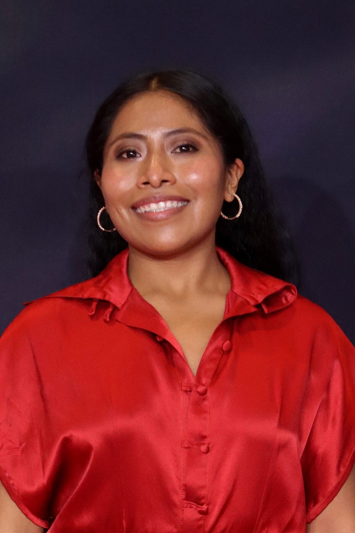 MEXICO CITY, MEXICO - SEPTEMBER 14: Yalitza Aparicio poses for photos during a red carpet event at Centro Cultural Los Pinos on September 14, 2021 in Mexico City, Mexico. (Photo by Adrián Monroy/Medios y Media/Getty Images)