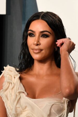 BEVERLY HILLS, CALIFORNIA - FEBRUARY 09: Kim Kardashian West attends the 2020 Vanity Fair Oscar Party hosted by Radhika Jones at Wallis Annenberg Center for the Performing Arts on February 09, 2020 in Beverly Hills, California. (Photo by Jon Kopaloff/WireImage)