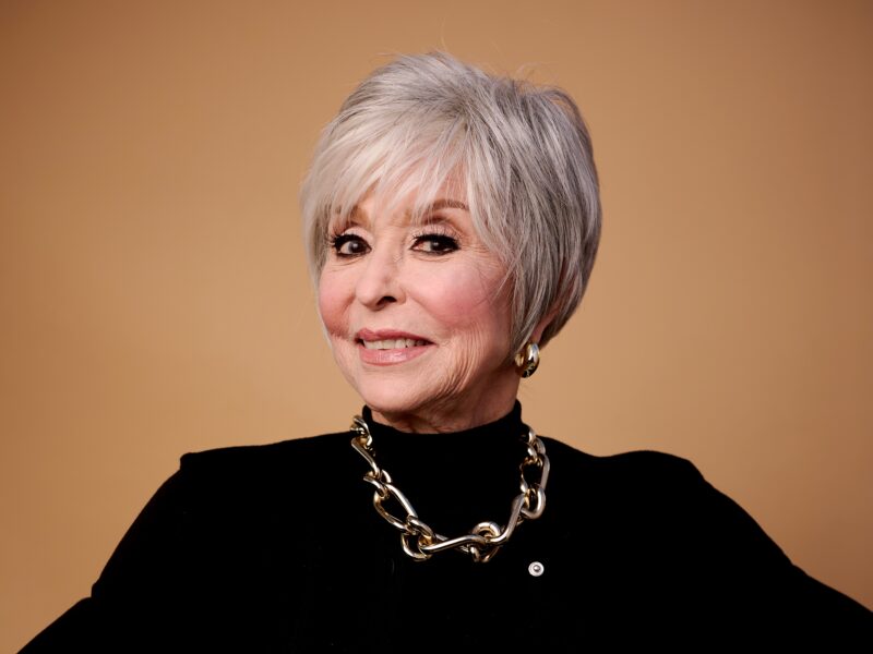 LOS ANGELES, CALIFORNIA - MARCH 25: Rita Moreno poses at the IMDb Portrait Studio during the 15th Annual Women In Film Oscar Nominees Party at Thompson Hollywood on March 25, 2022 in Los Angeles, California. (Photo by Emma McIntyre/Getty Images for IMDb)