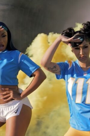 Cardi B and Megan Thee Stallion try football on Cardi Tries