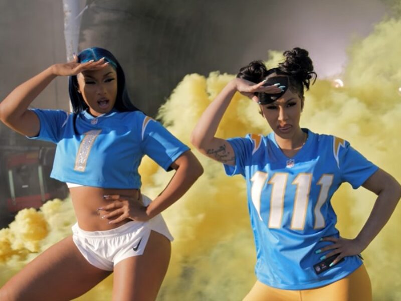 Cardi B and Megan Thee Stallion try football on Cardi Tries