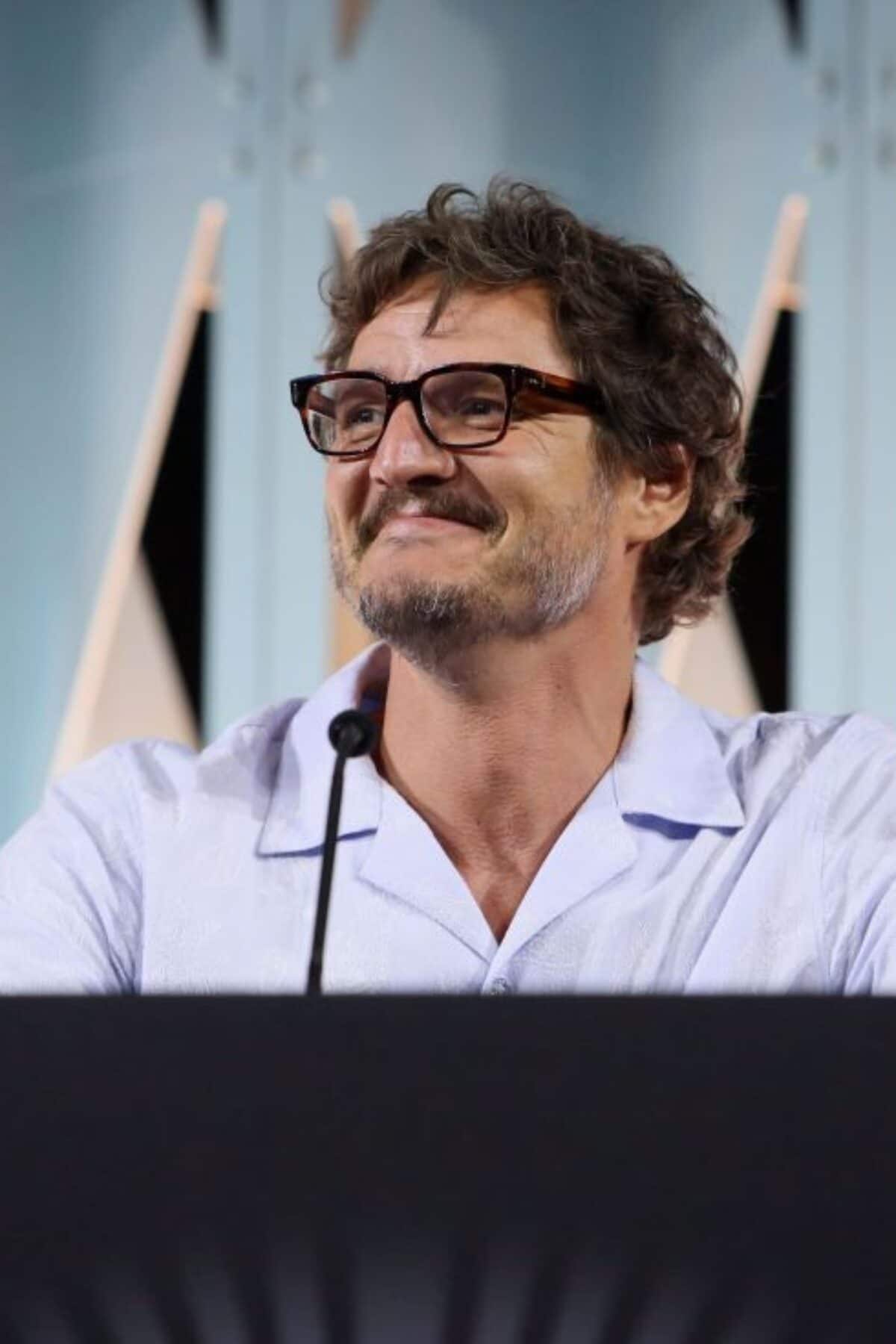 ANAHEIM, CALIFORNIA - MAY 28: Pedro Pascal attends the panel for “The Mandalorian” series at Star Wars Celebration in Anaheim, California on May 28, 2022. (Photo by Jesse Grant/Getty Images for Disney)