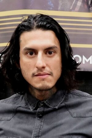 LOS ANGELES, CALIFORNIA - OCTOBER 13: Richard Cabral poses at his booth during 2019 Los Angeles Comic Con at Los Angeles Convention Center on October 13, 2019 in Los Angeles, California. (Photo by Paul Butterfield/Getty Images)