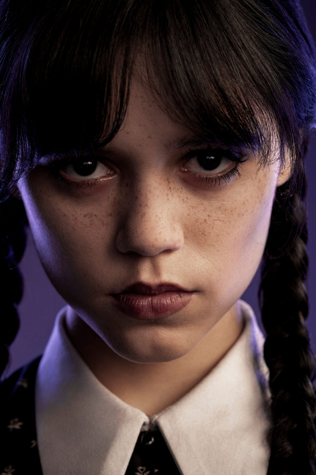 Jenna Ortega as Wednesday Addams in the new Netflix series