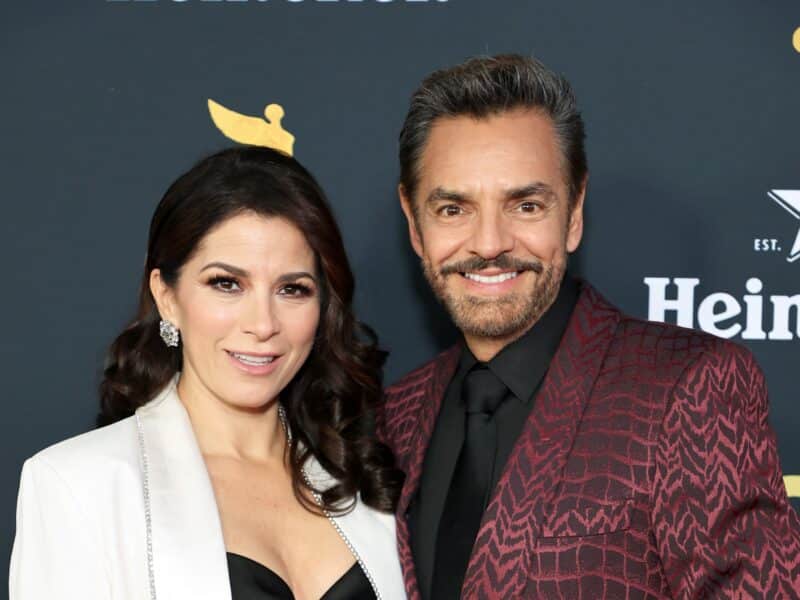 LOS ANGELES, CALIFORNIA - FEBRUARY 28: (L-R) Alessandra Rosaldo and Eugenio Derbez attend the 5th Annual HCA Film Awards at Avalon Hollywood & Bardot on February 28, 2022 in Los Angeles, California. (Photo by Amy Sussman/WireImage)