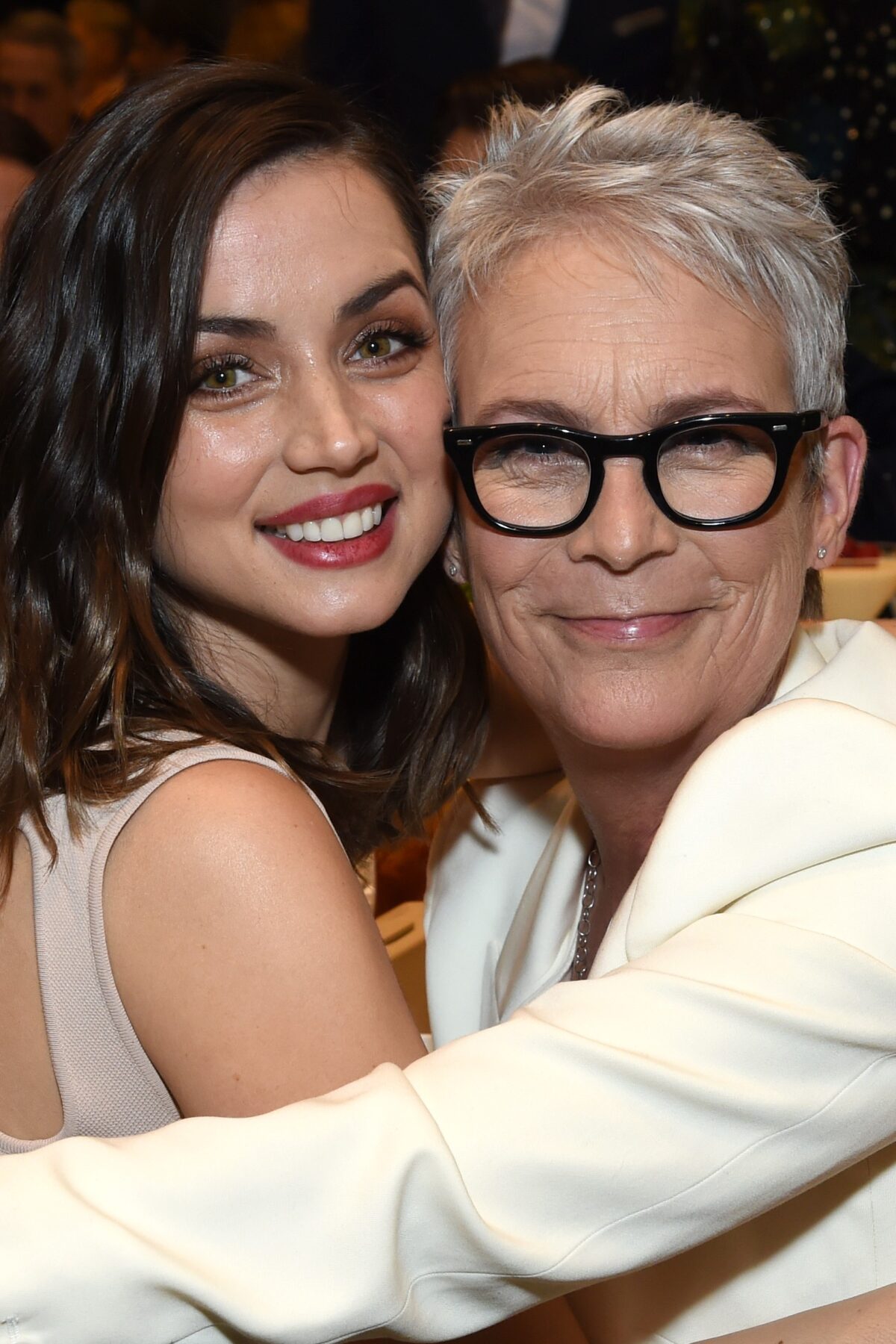 LOS ANGELES, CALIFORNIA - JANUARY 03: Ana de Armas (L) and Jamie Lee Curtis attend the 20th Annual AFI Awards at Four Seasons Hotel Los Angeles at Beverly Hills on January 03, 2020 in Los Angeles, California. (Photo by Michael Kovac/Getty Images for AFI)