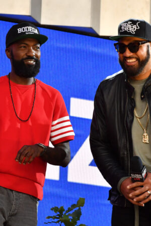 NEW YORK, NY - SEPTEMBER 25: Desus Nice, The Kid Mero at Global Citizen Live on September 25, 2021 in New York City. (Photo by NDZ/Star Max/GC Images)