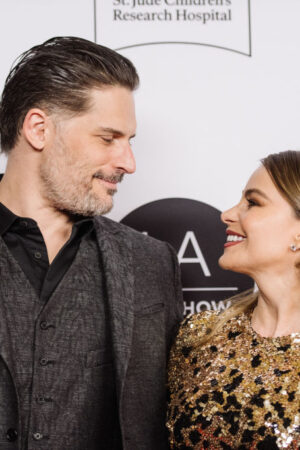 LOS ANGELES, CALIFORNIA - FEBRUARY 05: Joe Manganiello and Sofia Vergara arrive at the 2020 LA Art Show Opening Night at Los Angeles Convention Center on February 05, 2020 in Los Angeles, California. (Photo by Morgan Lieberman/Getty Images)