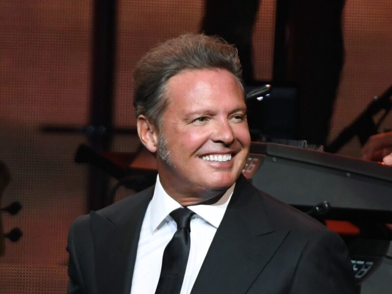 LAS VEGAS, NEVADA - SEPTEMBER 12: Singer Luis Miguel performs on the first night of his four-date limited engagement at The Colosseum at Caesars Palace on September 12, 2019 in Las Vegas, Nevada. (Photo by Ethan Miller/Getty Images)