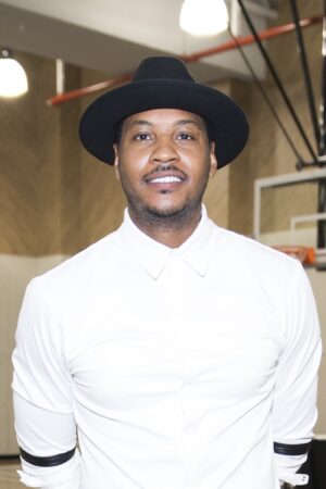 NEW YORK, NY - JUNE 01: Carmelo Anthony attends Life Time Athletic At Sky Grand Opening on June 1, 2016 in New York City. (Photo by Jenny Anderson/WireImage)