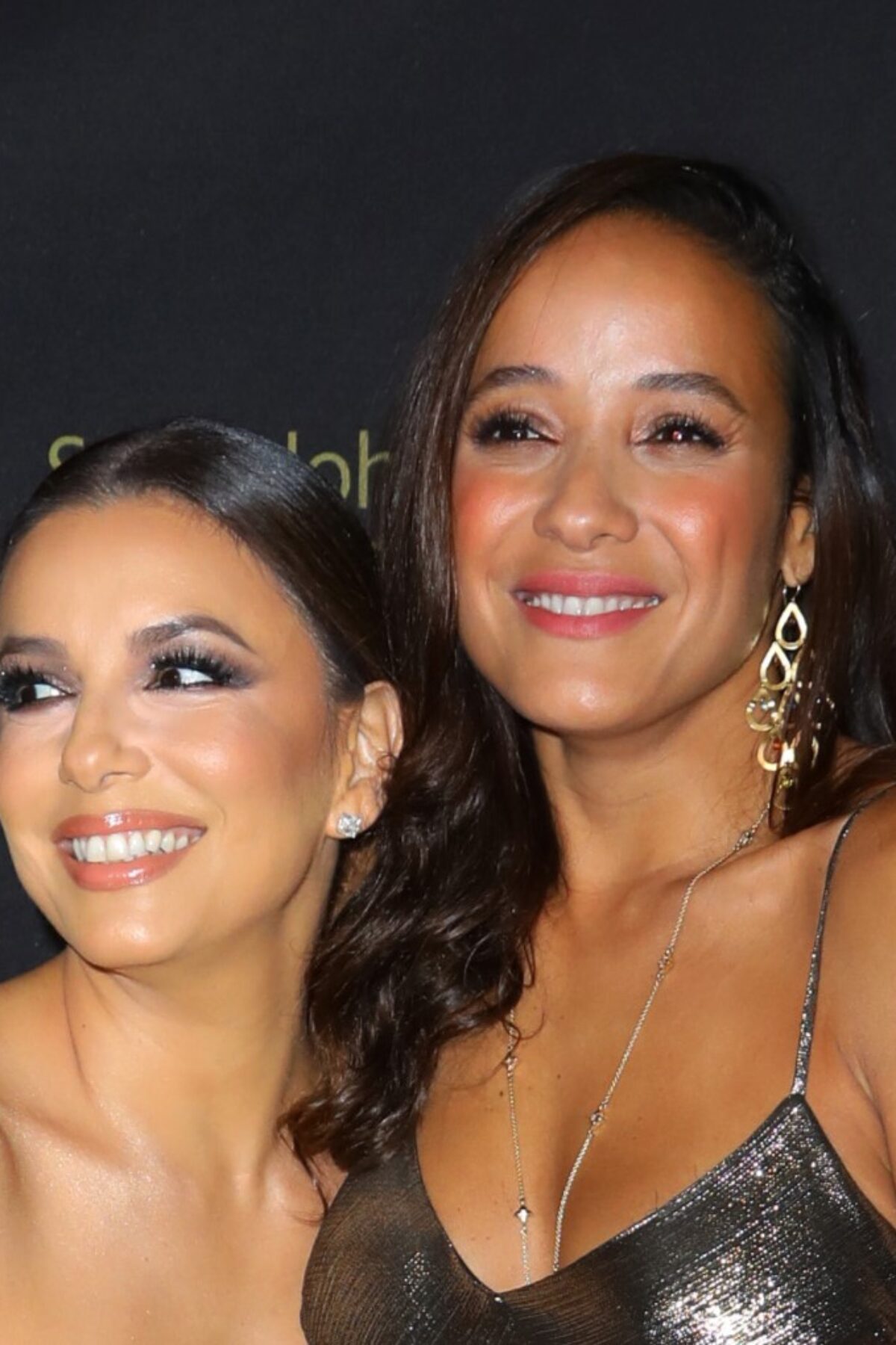 BEVERLY HILLS, CALIFORNIA - NOVEMBER 23: Actresses Eva Longoria and Dania Ramirez attend ABC's 30th Anniversary Talk Of The Town Gala at The Beverly Hilton Hotel on November 23, 2019 in Beverly Hills, California. (Photo by JC Olivera/Getty Images)