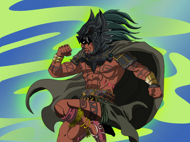 Aztec Batman by Jesus Rodriguez