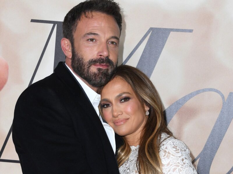LOS ANGELES, CALIFORNIA - FEBRUARY 08: Ben Affleck and Jennifer Lopez ( Bennifer ) arrives at the Los Angeles Special Screening Of 