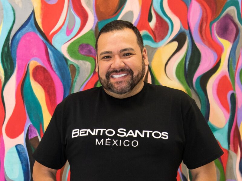 MIAMI, FLORIDA - JUNE 02: Benito Santos poses for a portrait at the Benito Santos Show during Miami Fashion Week 2022 at Gary Nader Art Centre on June 02, 2022 in Miami, Florida. (Photo by Jason Koerner/Getty Images)