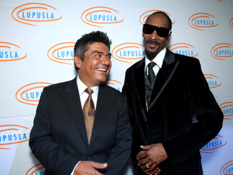 BEVERLY HILLS, CA - MAY 06: Comedian George Lopez and rapper Snoop Dogg attend the 10th Annual Lupus LA Orange Ball - Orange Carpet Arrivals at the Beverly Wilshire Four Seasons Hotel on May 6, 2010 in Beverly Hills, California. (Photo by Tiffany Rose/WireImage)