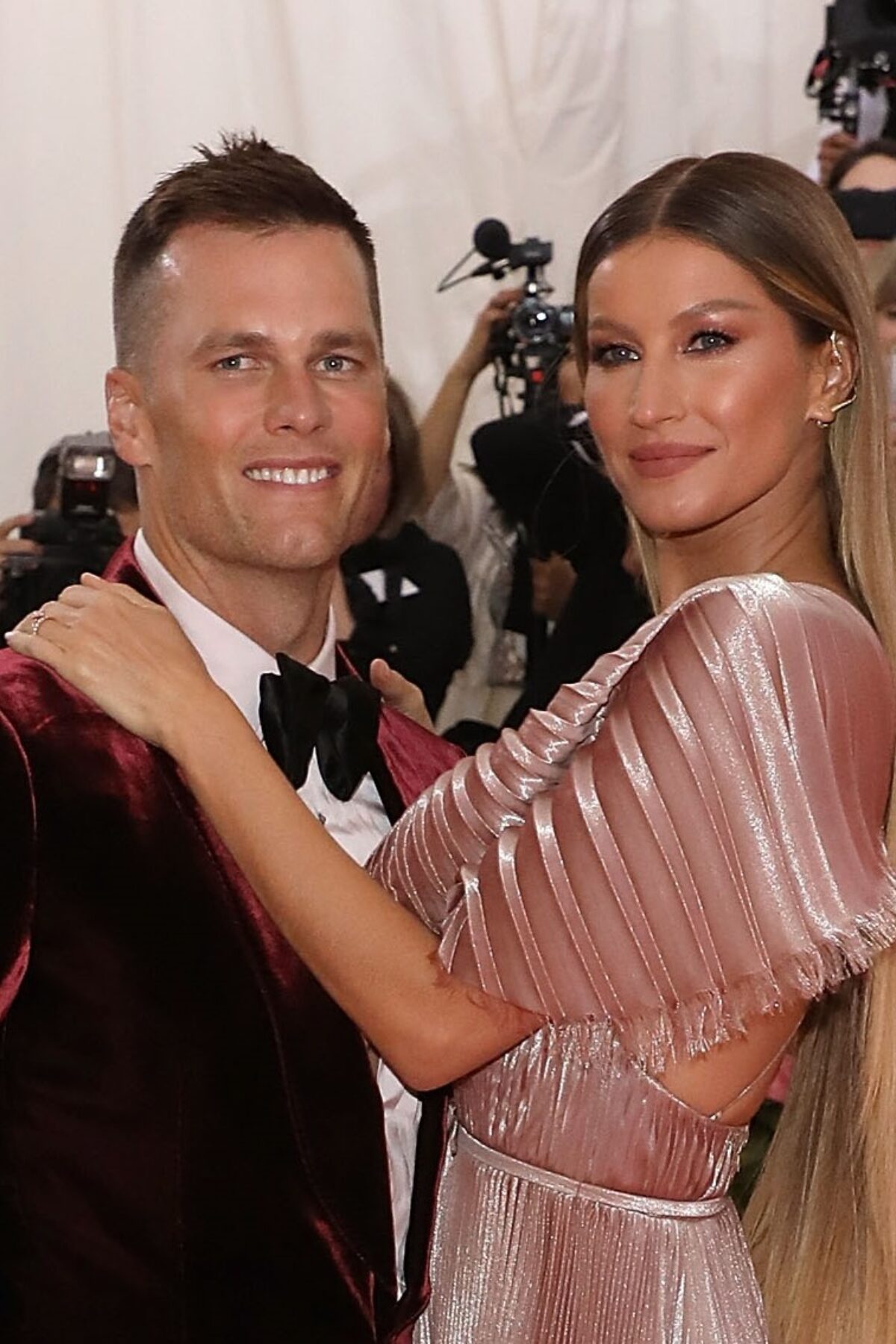 NEW YORK, NY - MAY 06: Gisele Bundchen and Tom Brady attend the 2019 Met Gala celebrating 
